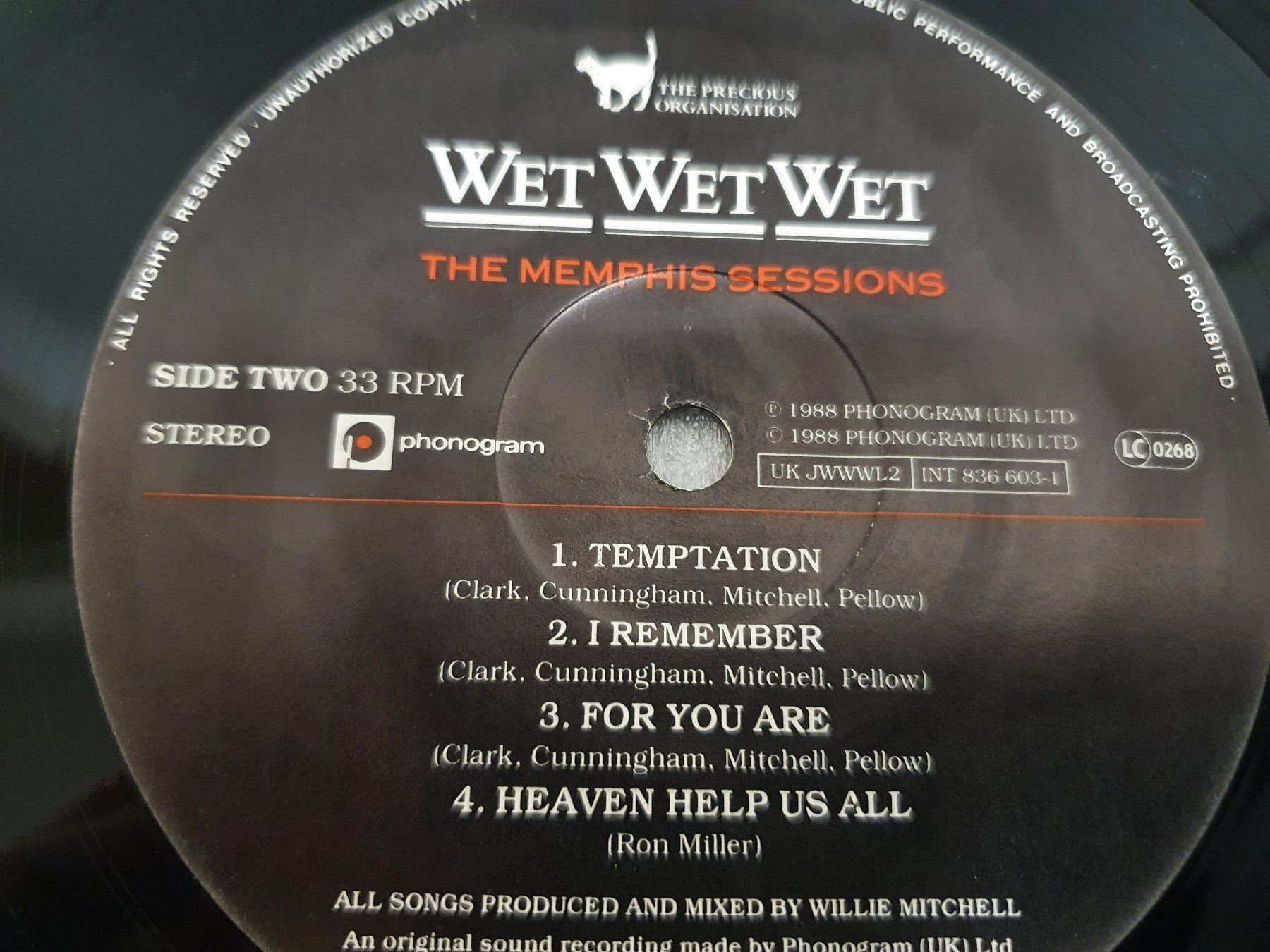 Dischi in vinile: Wet Wet Wet - The Memphis Sessions – Usato da Uster venduto da Vinyl-Leidenschaft 7