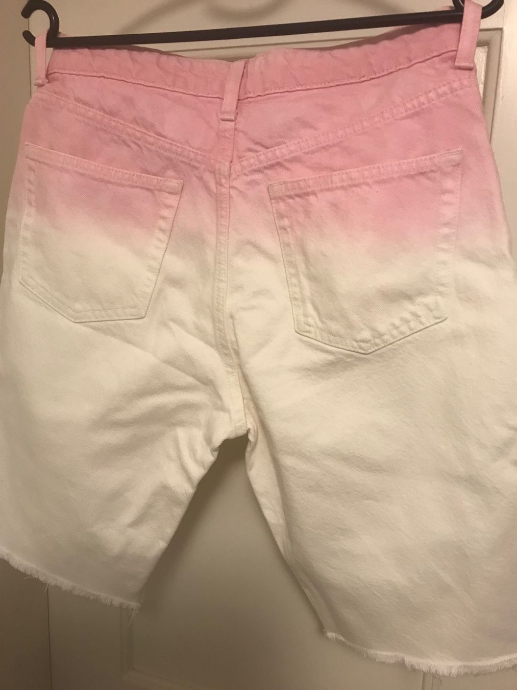 Zara Jeans: Zara Bermuda, Rosa/Weiss – Gebraucht aus Niederteufen von mix18 2