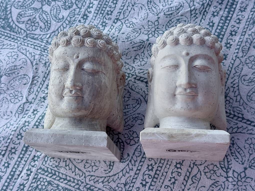 Sculptures & Statues: 2 Marmor Buddha Köpfe – D'occasion à Stetten SH par isa_2w9t 1