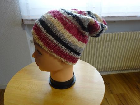 Freche Basket-Strickmütze/Lana Calze