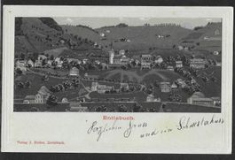 Entlebuch grüne Nachtlithografie