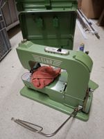 Elna Nähmaschine Vintage, grün, mit Koffer & Zubehör🧵🪡