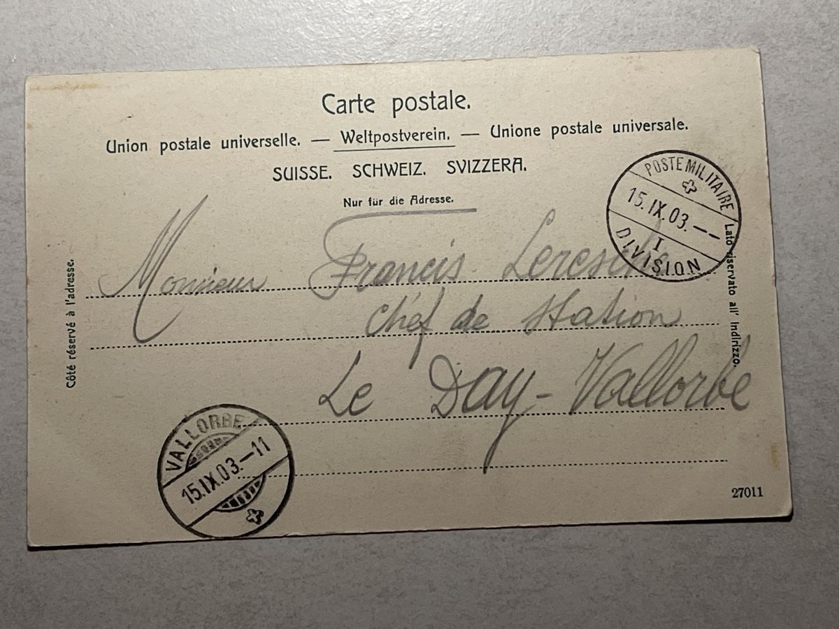 Cartoline postali: Romont FR, 1903 – Usato da Strengelbach venduto da Aschatan5 1