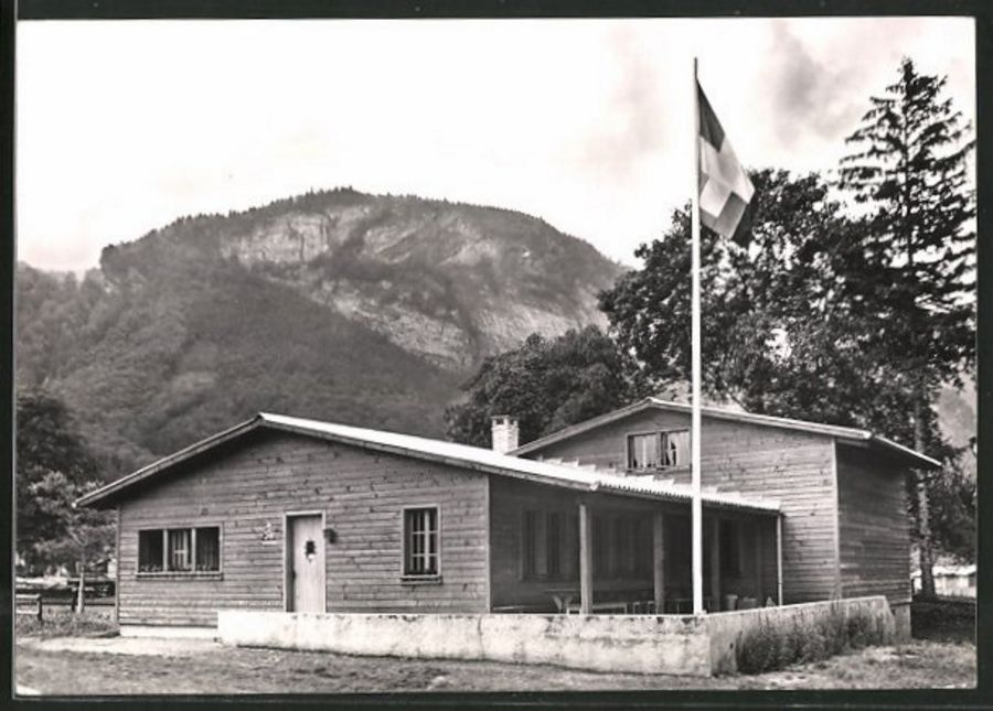 Cartoline postali: Meiringen, Jugendherberge, um 1960 – Usato da Frauenfeld venduto da POML