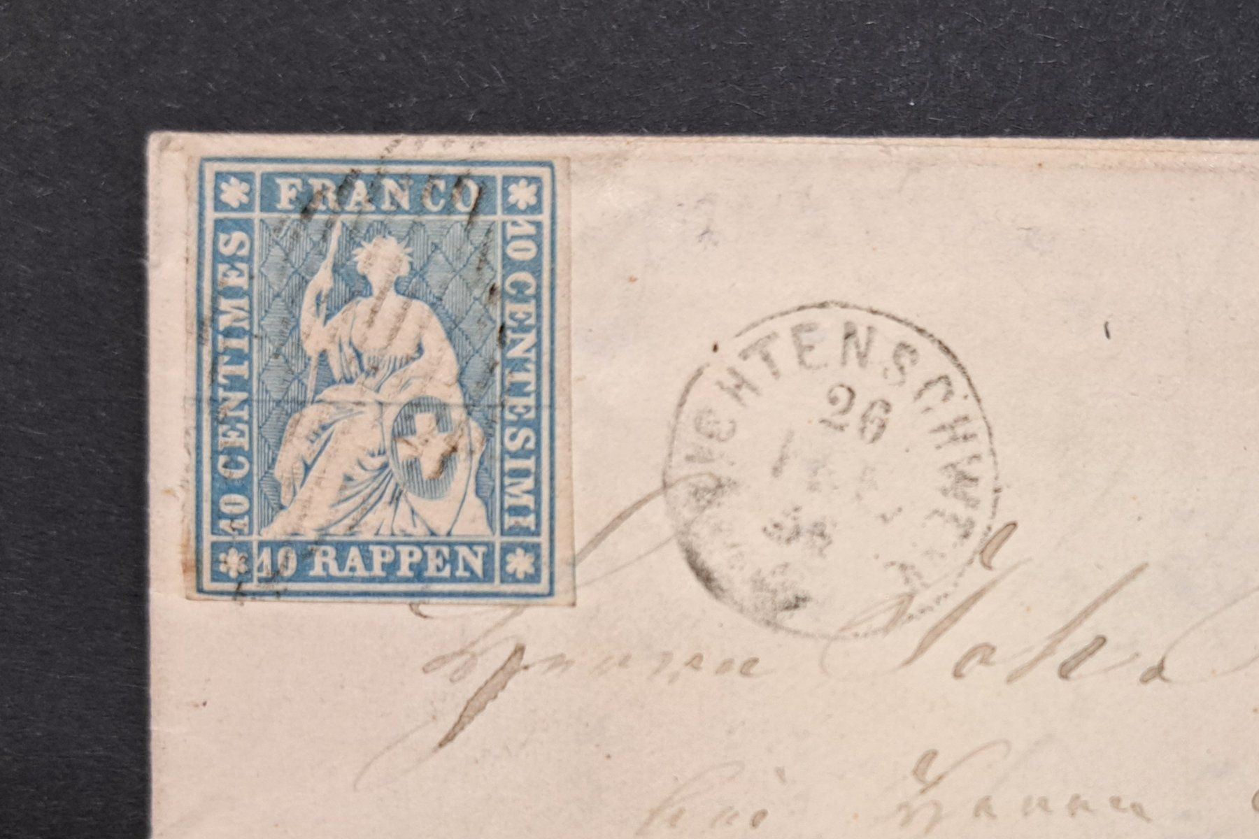 Alle Briefmarken: Strubelbrief 23B Richtenschweil / Richterswil – Gebraucht aus Unterägeri von PhilatelieStudiger 1