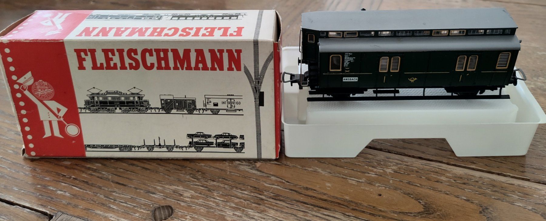 Fleischmann Trains électriques: Fleischmann Postwagen der D- Post – D'occasion à Meggen par 041benji01