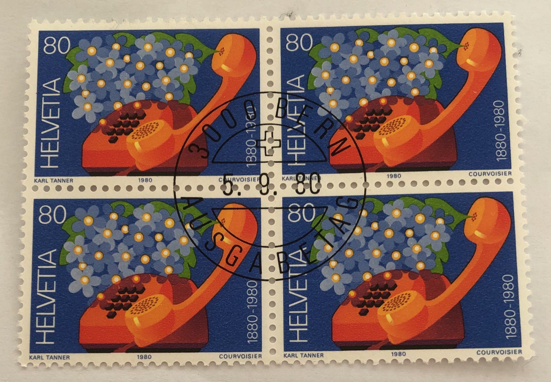 Tutti i francobolli: CH 4 er Block mit Vollstempel    – Usato da Aarau venduto da Billa007