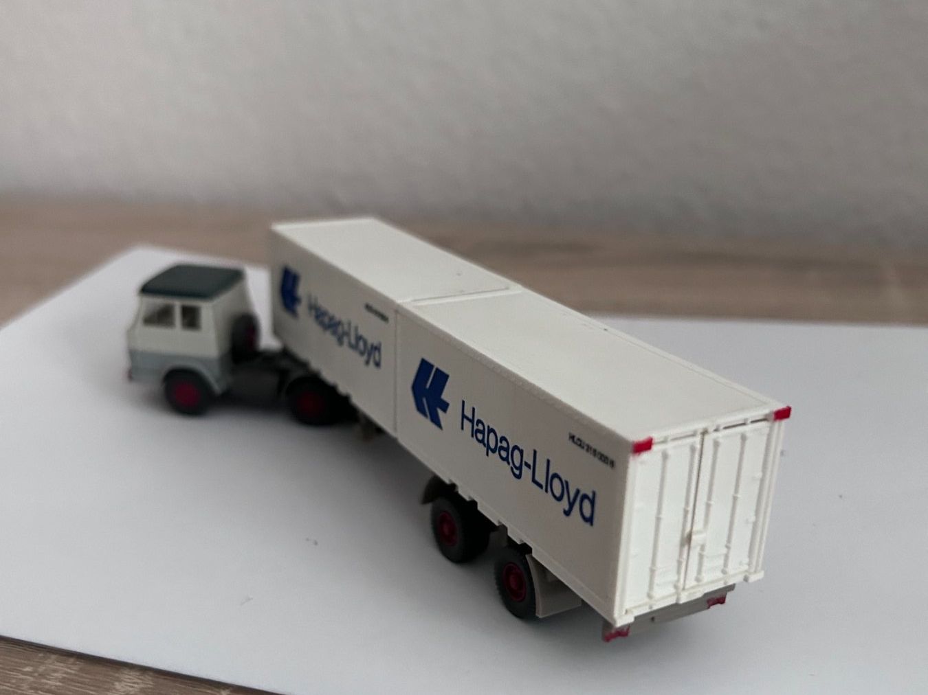 Wiking Modellini d'auto: Wiking  Henschel Hanomag Hapag Lloyd Container Trailer – Usato da Goldach venduto da Manyro55 3