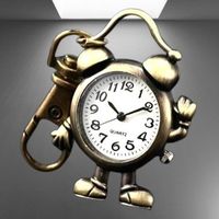 ⏰ Schlüsselanhänger mit niedlicher Quarz Taschenuhr ⏳💫