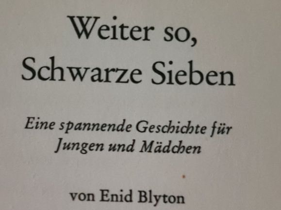 Libri: 3 Bücher Schwarze Sieben von Enid Blyton – Usato da Winterthur venduto da bibummi 8