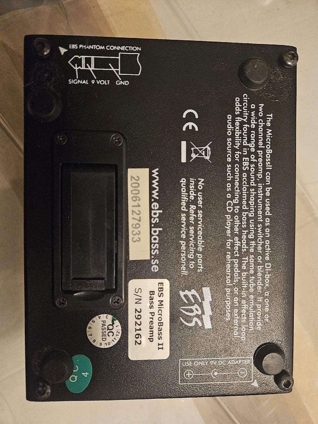 Ebs Amplificatori: EBS Micro Bass 2 – Usato da Unterkulm venduto da paddyK 2