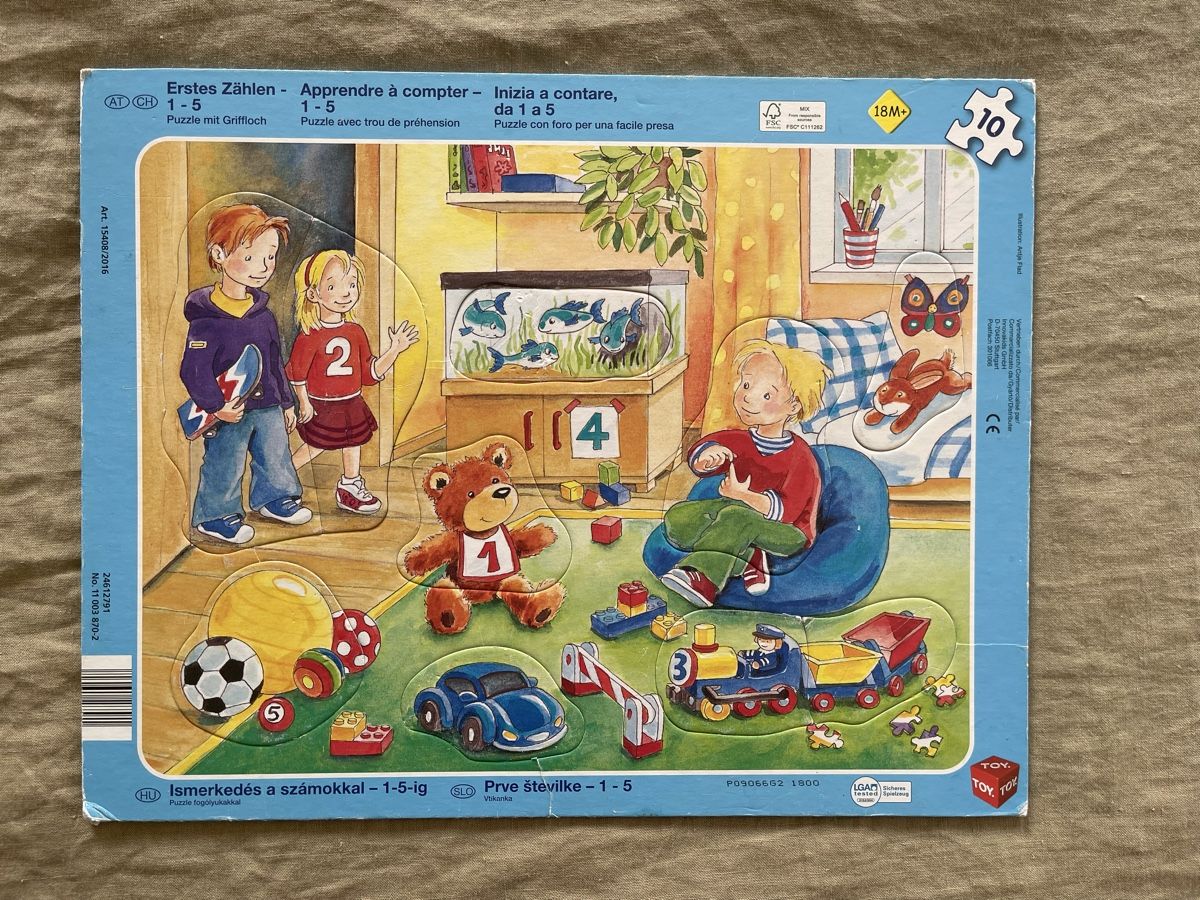 Puzzle: Puzzle mit Griffloch, 18 Monate – Usato da Hirzel venduto da carta9