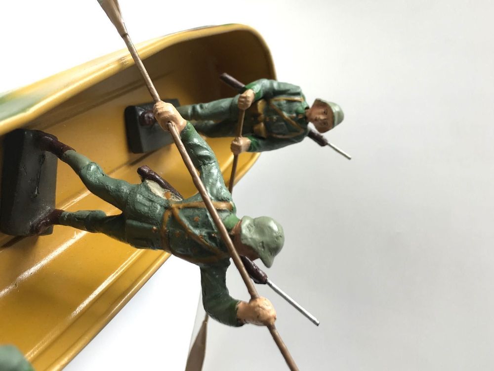 Elastolin Jouets: Lineol Soldaten mit Ponton – D'occasion à Oberrieden par BEN-HUR 2