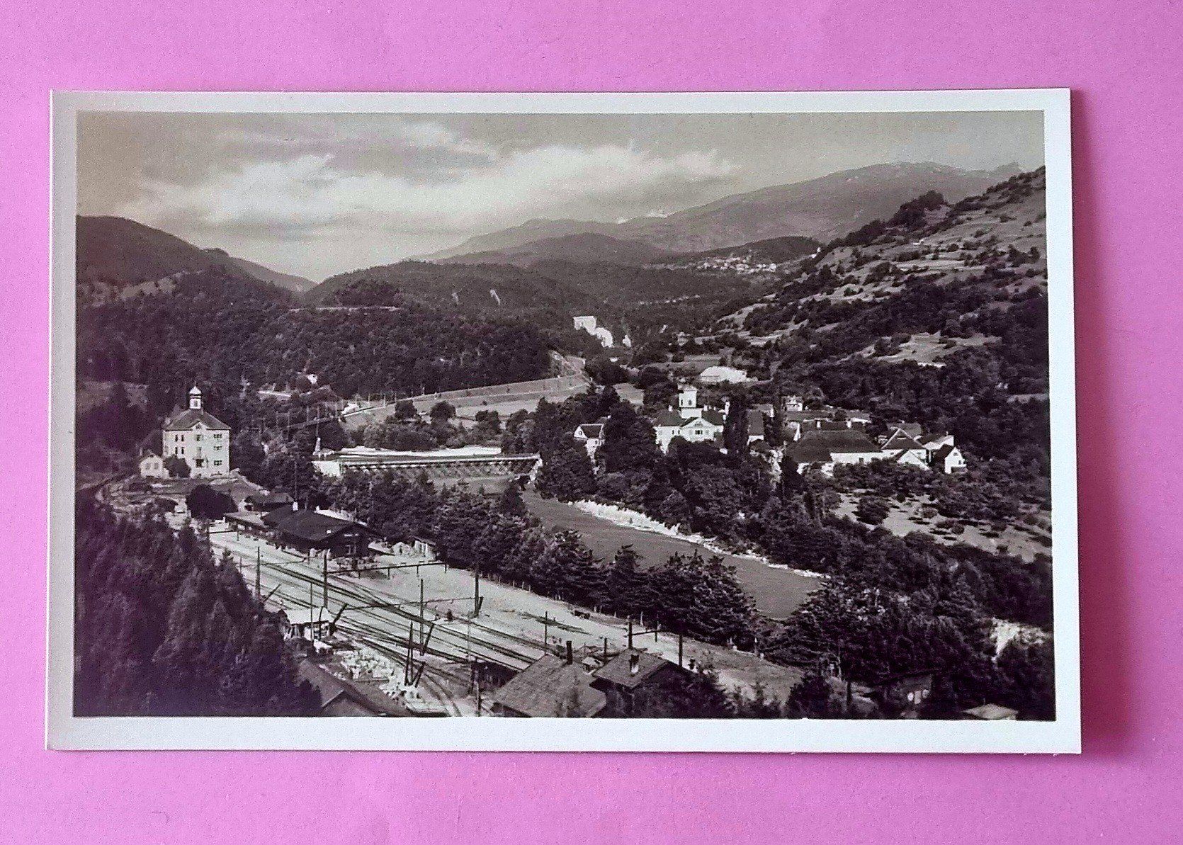 Cartoline postali: Reichenau - Bahnhof - Rhätische Bahn - RhB - 1930 – Usato da Rothrist venduto da RROENK
