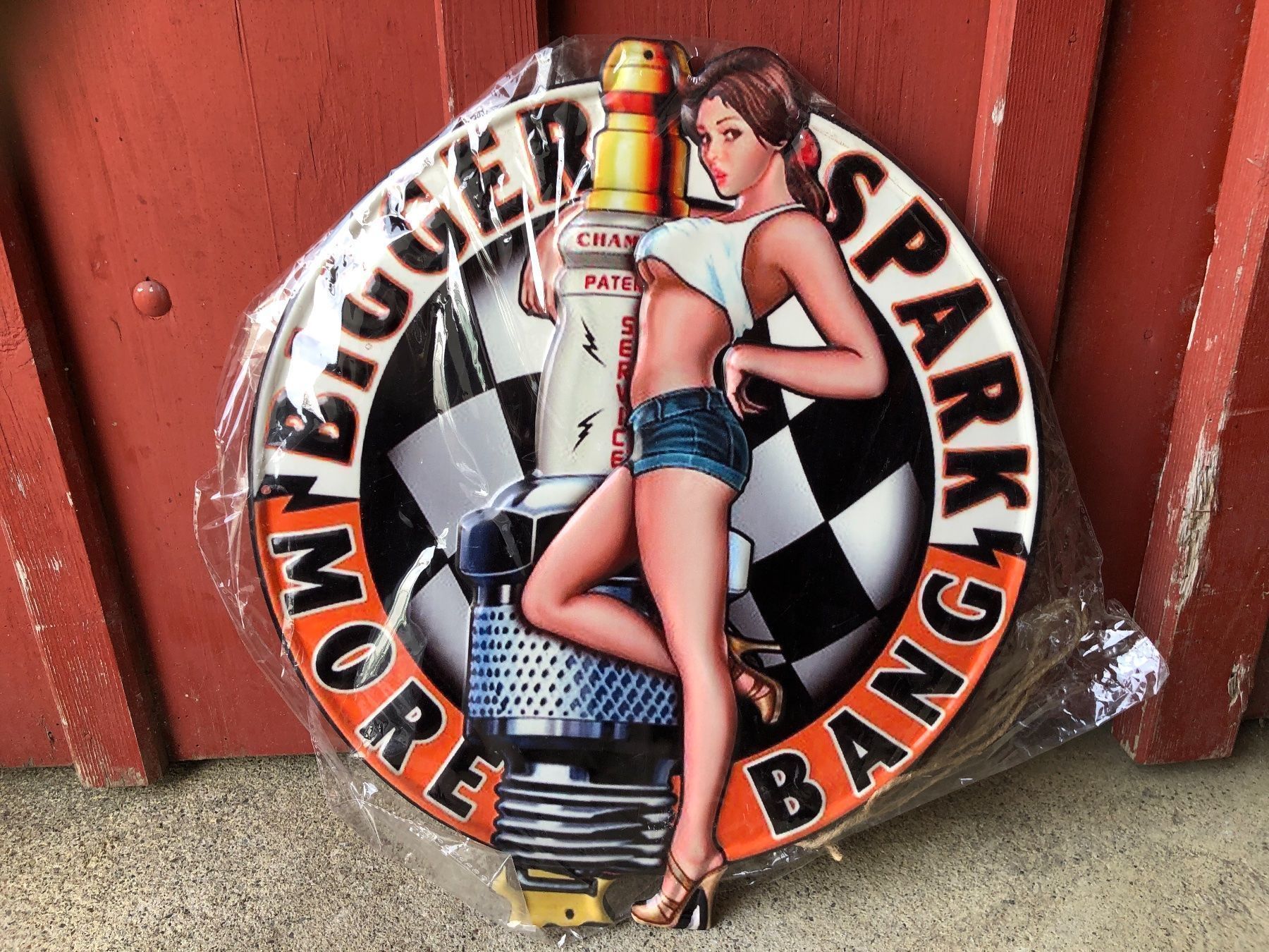 Schilder: Pin up spark plug zündkerze – Neu und originalverpackt aus Reinach AG von rares75
