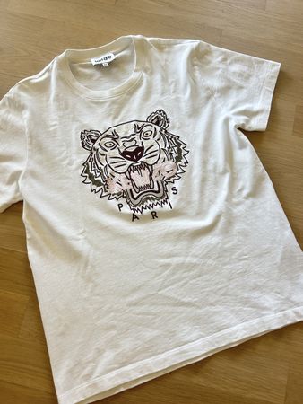 Kenzo Tiger T-Shirt Gr.M Weiss Sommer Top Gebraucht CHF 45