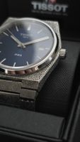Tissot PRX Quartz Watch - Blue Dial, Frosted