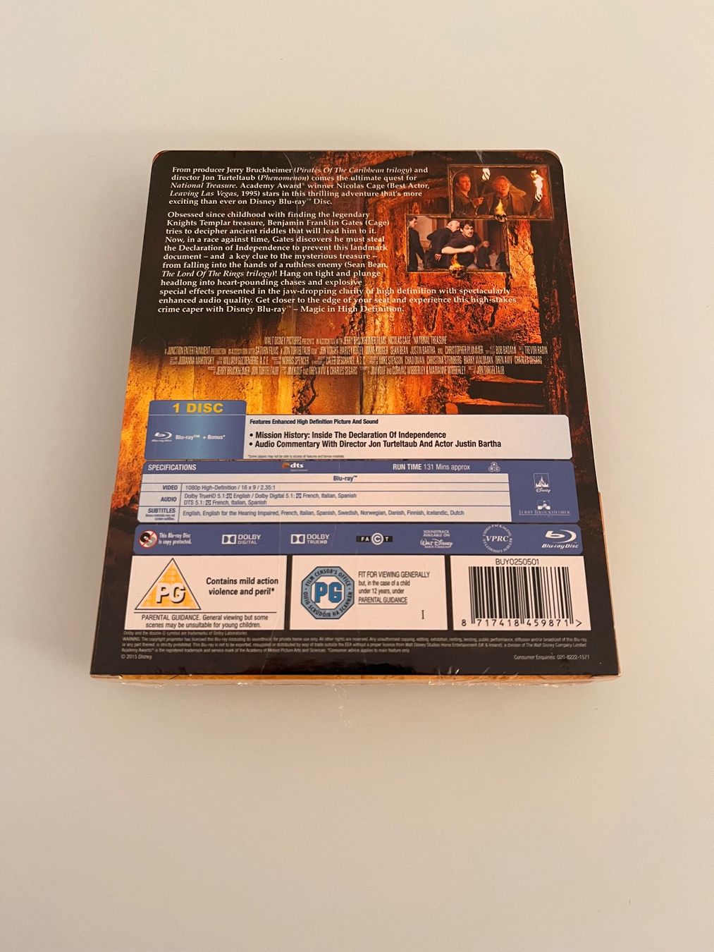 National Treasure (Blu-Ray Disc - Steelbook) (Nuovo e nell'imballaggio ...