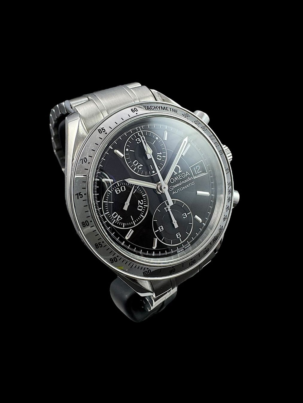 Omega Orologi: Omega Speedmaster Automatic Chronograph Datum 39mm *U1103 – Usato da Zürich venduto da GalerieInauen 3