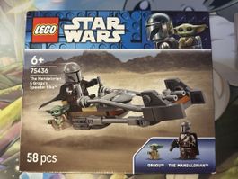 LEGO Star Wars 75436 Mandalorian Grogu Speeder Bike neu