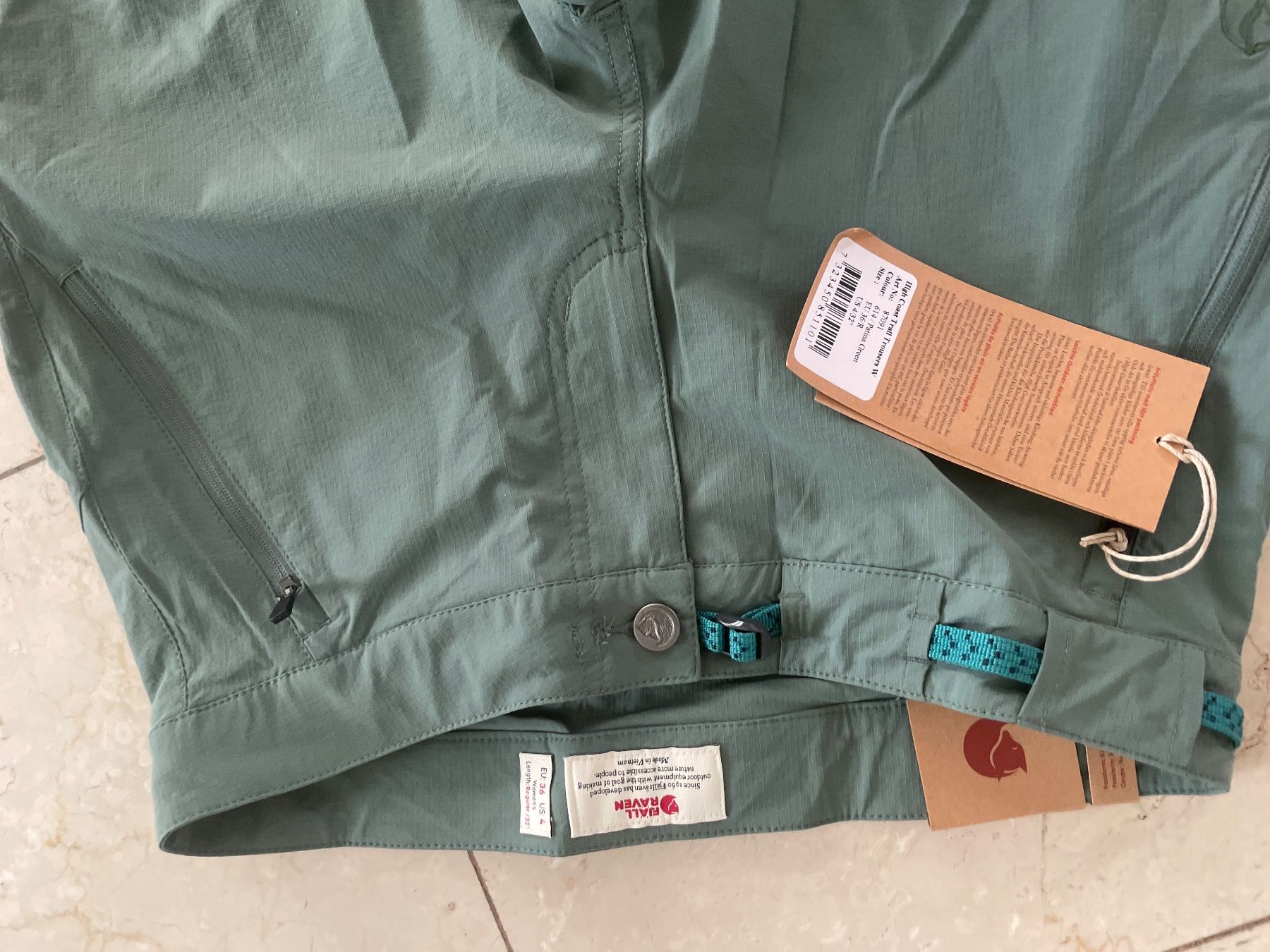 Fjällräven Pantaloni: Fjällräven Wanderhose Sporthose – Nuovo (secondo la descrizione) da Flüelen venduto da AU10 1