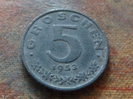 AUTRICHE  5  Groschen  1953