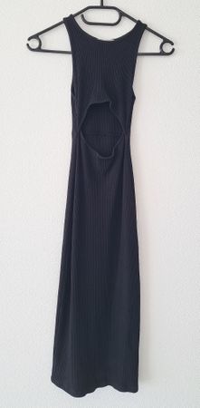 Pull&Bear Kleid, schwarz, Grösse XS, Cut-Out, top Zustand