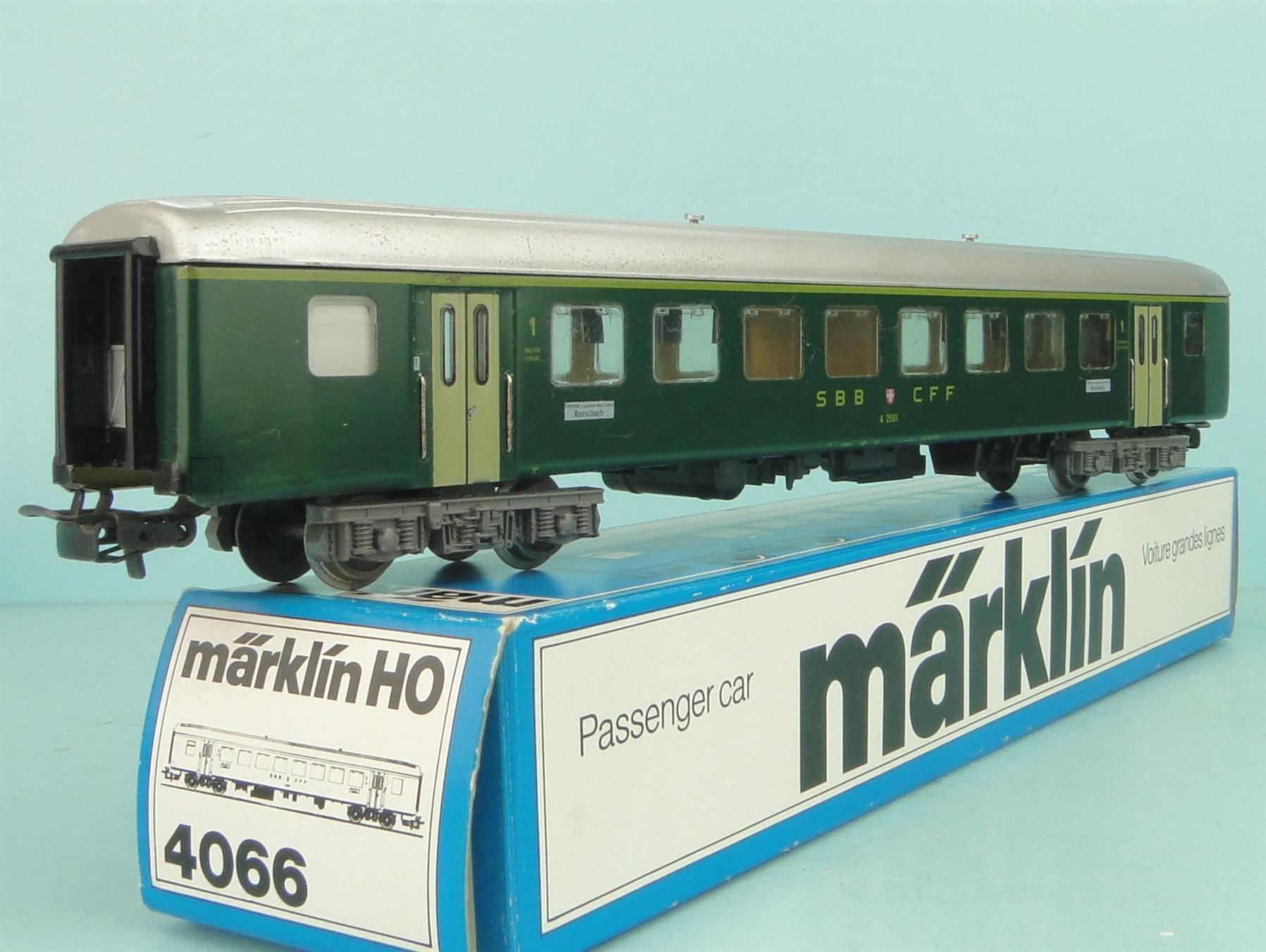Märklin Modellini di ferrovie: Märklin 4066 SBB 1 Kl. EWII, Blech – Usato da Bülach venduto da cann11