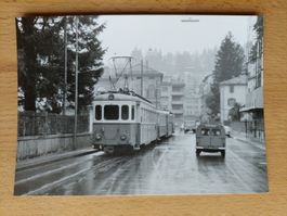 AK Lugano Corso Elvezia mit Bahn