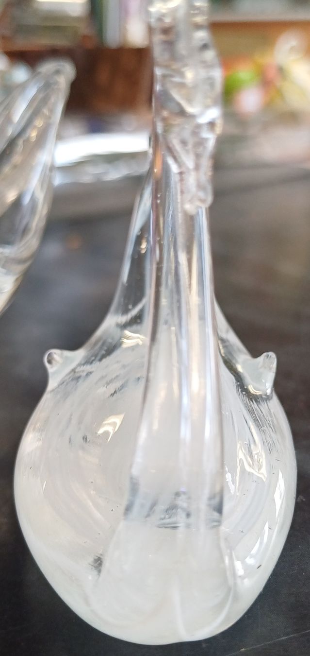 Statuette: Schwan aus Glas – Usato da Merenschwand venduto da Brockinell 2