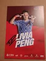 Livia Peng - handsigniert SFV Karte  ⚽🇨🇭🇨🇭