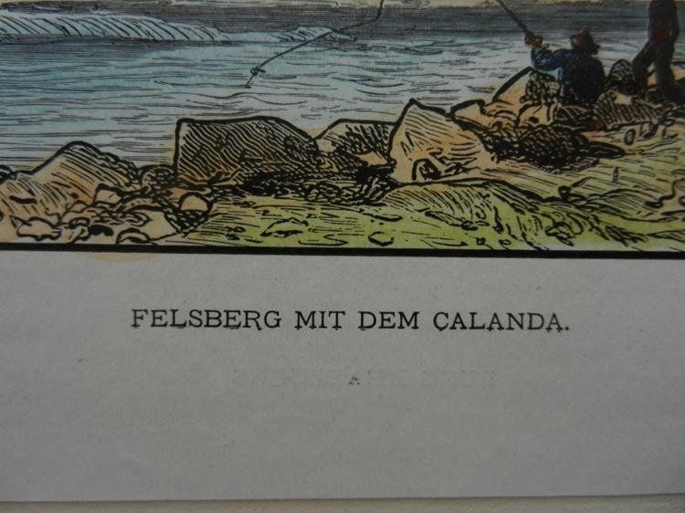 Incisioni: Felsberg mit dem Calanda – Usato da Risch venduto da Antikfee 2
