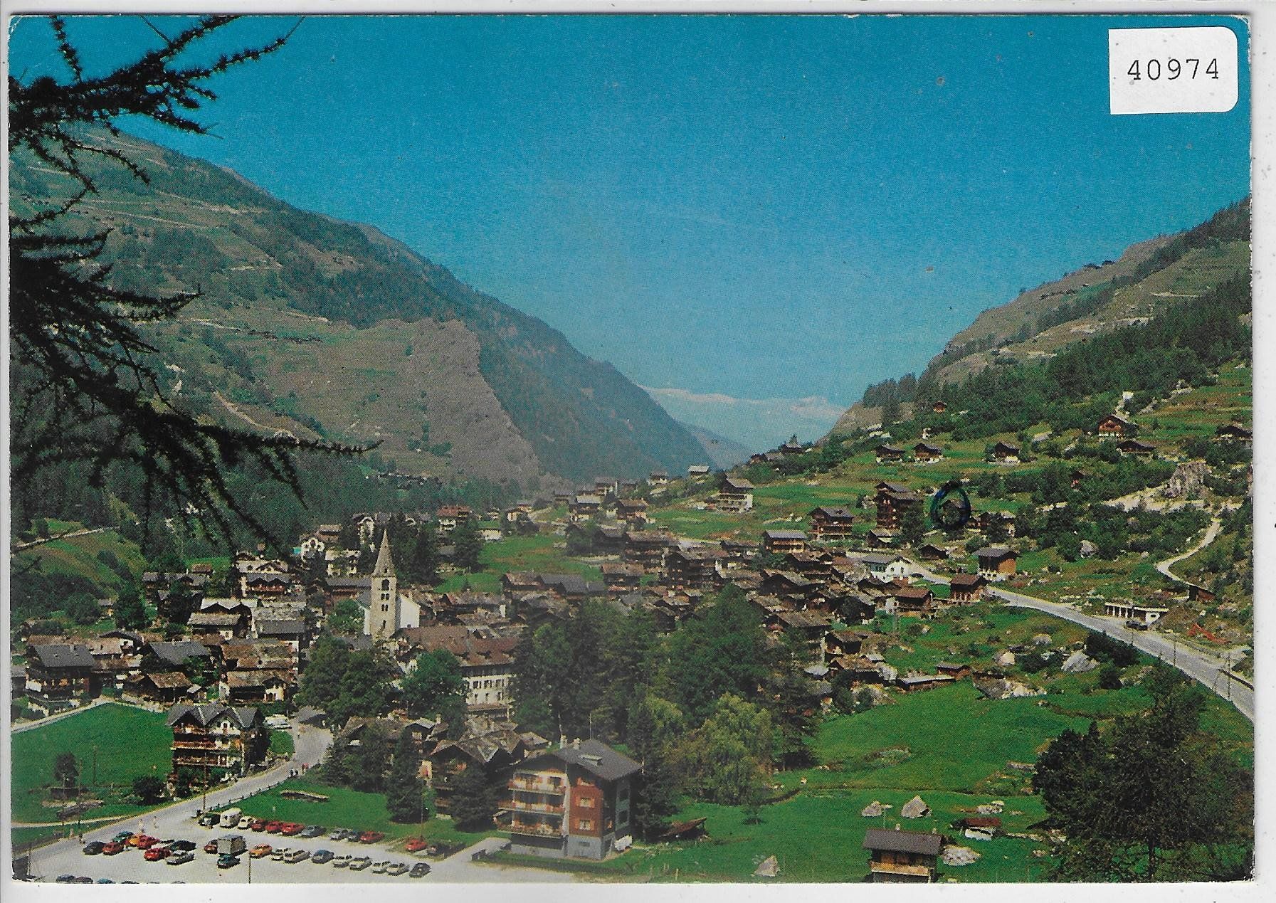 Cartoline postali: Evolene - Vue generale – Usato da Ettingen venduto da Kartenplanet