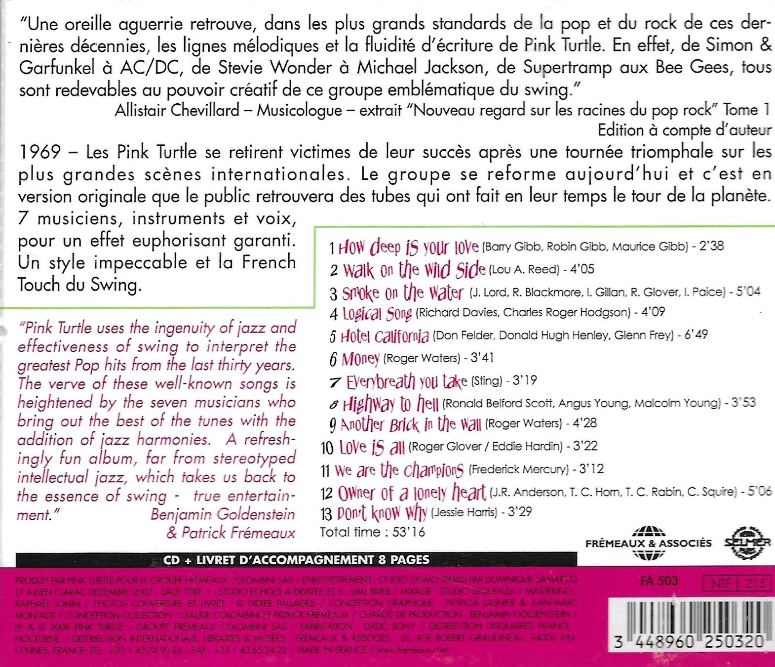 CDs: Pink Turtle - Pop In Swing – Gebraucht aus Savagnier von Ne2065 1