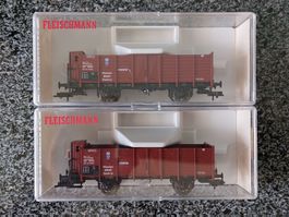 Fleischmann 5863K - Hochbordwagen der K.Bay.Sts.B - 2 Stück!