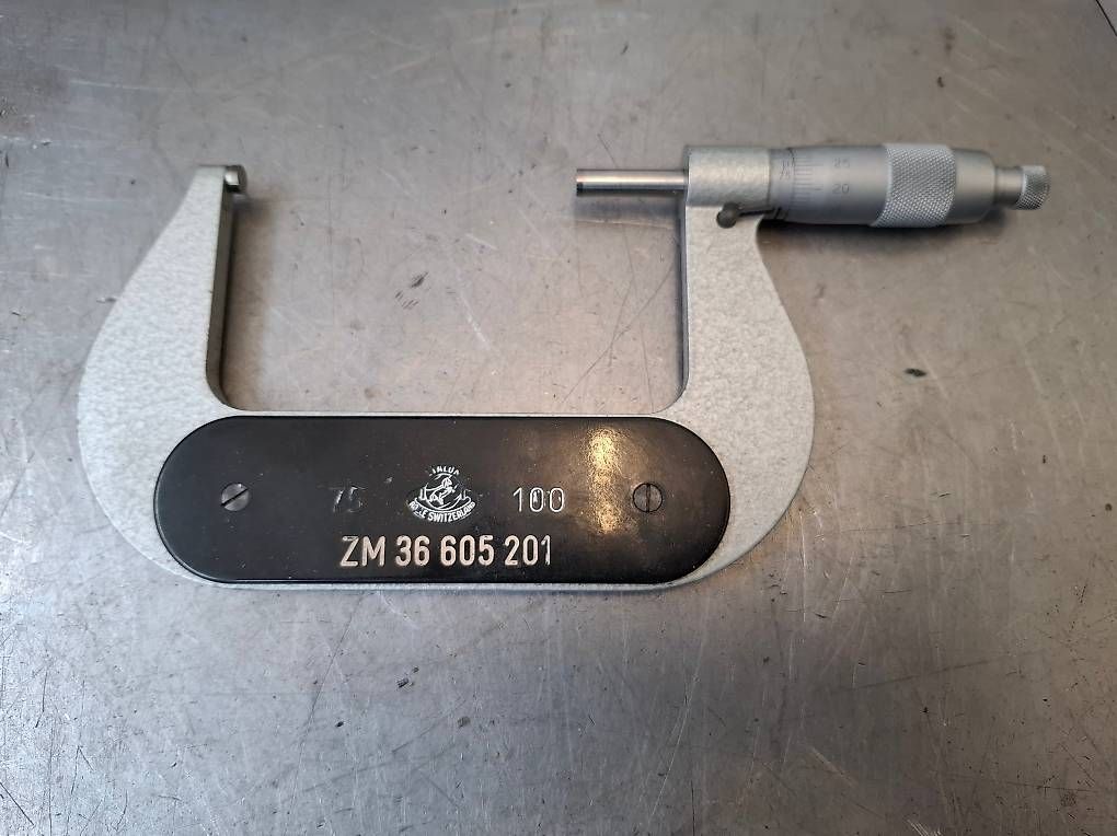 Misurare: Mikrometer, Bügelmessschraube 75 - 100mm – Usato da Ebmatingen venduto da Moto42 1