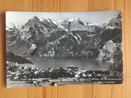Brunnen gegen Urirotstock - AK 1958