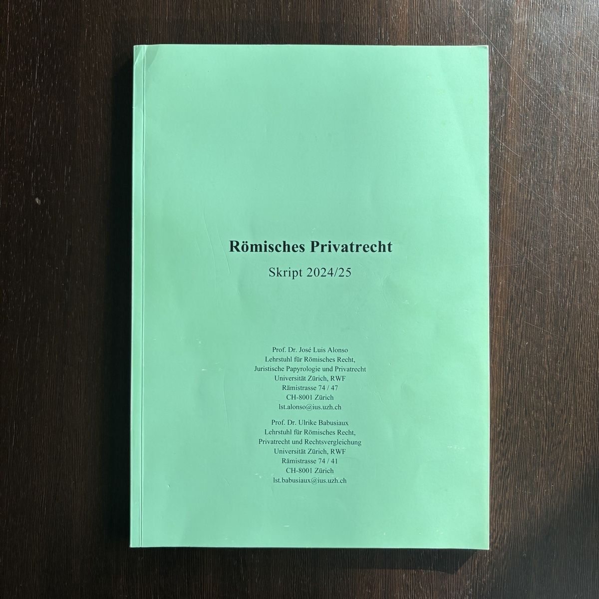 Libri: Römisches Privatrecht Skript | Alonso | 2024/25 – Nuovo (secondo la descrizione) da Uetikon am see venduto da seller.2020