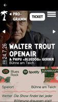 Mühle Hunziken Walter Trout Openair, 2 Tickets verfügbar