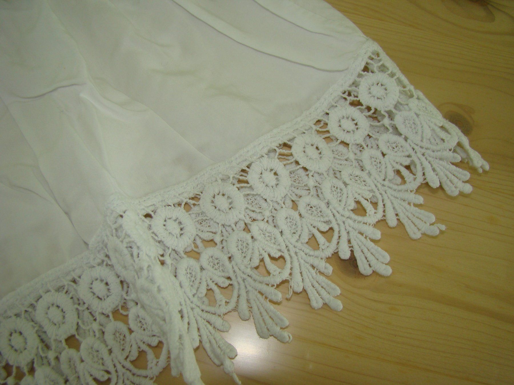 Top: Luftige weisse Bluse mit Spitze, Sommer Top Gr. S – Usato da Malters venduto da burzi 1