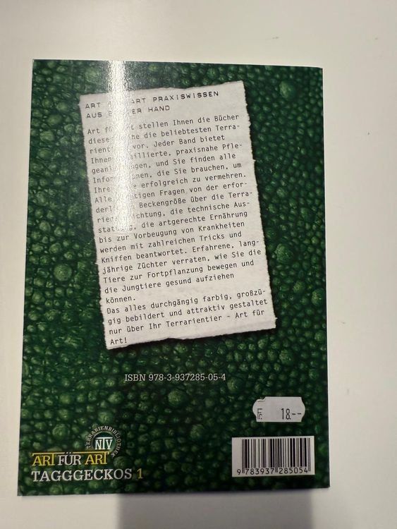 Libri: Der grosse Madagaskar-Taggecko – Nuovo e nell'imballaggio originale da Zürich venduto da Mousie 2