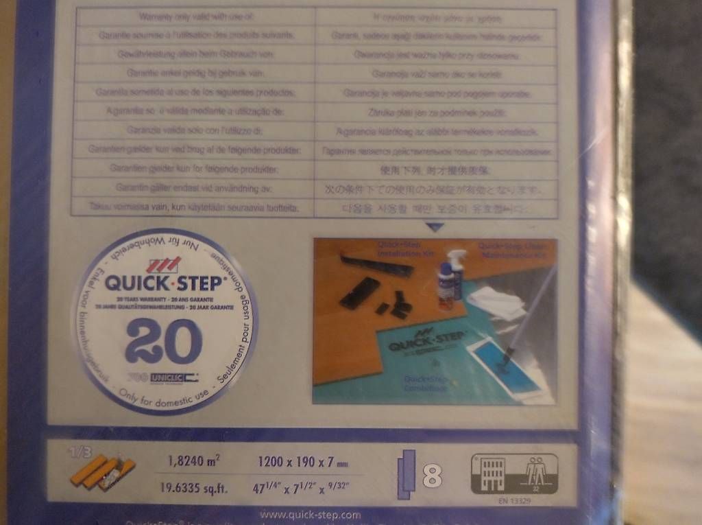 Servierplatten: Paneele QuickStep, für Innenraum – Gebraucht aus Niederlenz von Blissmas 2
