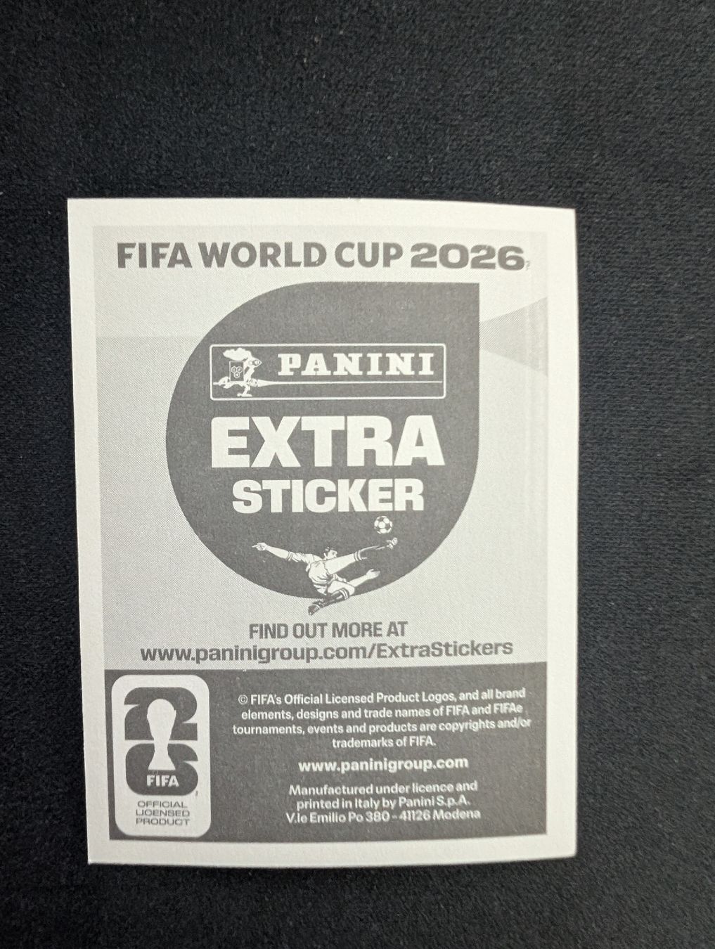 Panini Carte collezionabili: Panini Extra Sticker FIFA World Cup 2026 Moisés Caicedo – Nuovo (secondo la descrizione) da Zürich venduto da bauernbuub 1