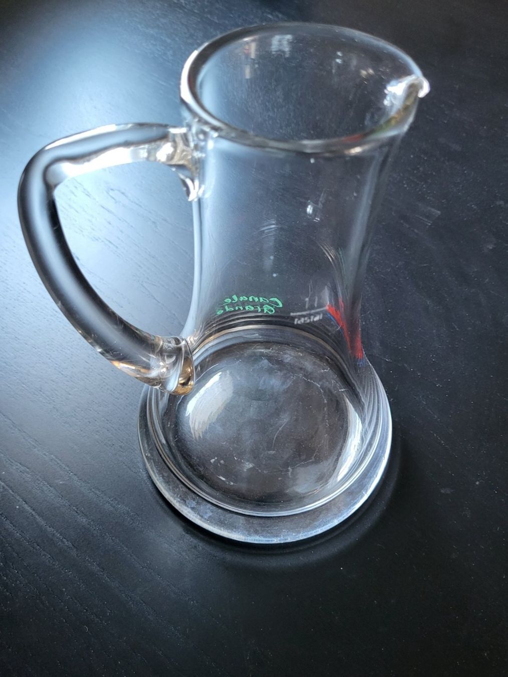 Caraffe: Feldschlösschen Karaffe 1 Liter Canale Grande – Nuovo (secondo la descrizione) da Huttwil venduto da Tgv03 2