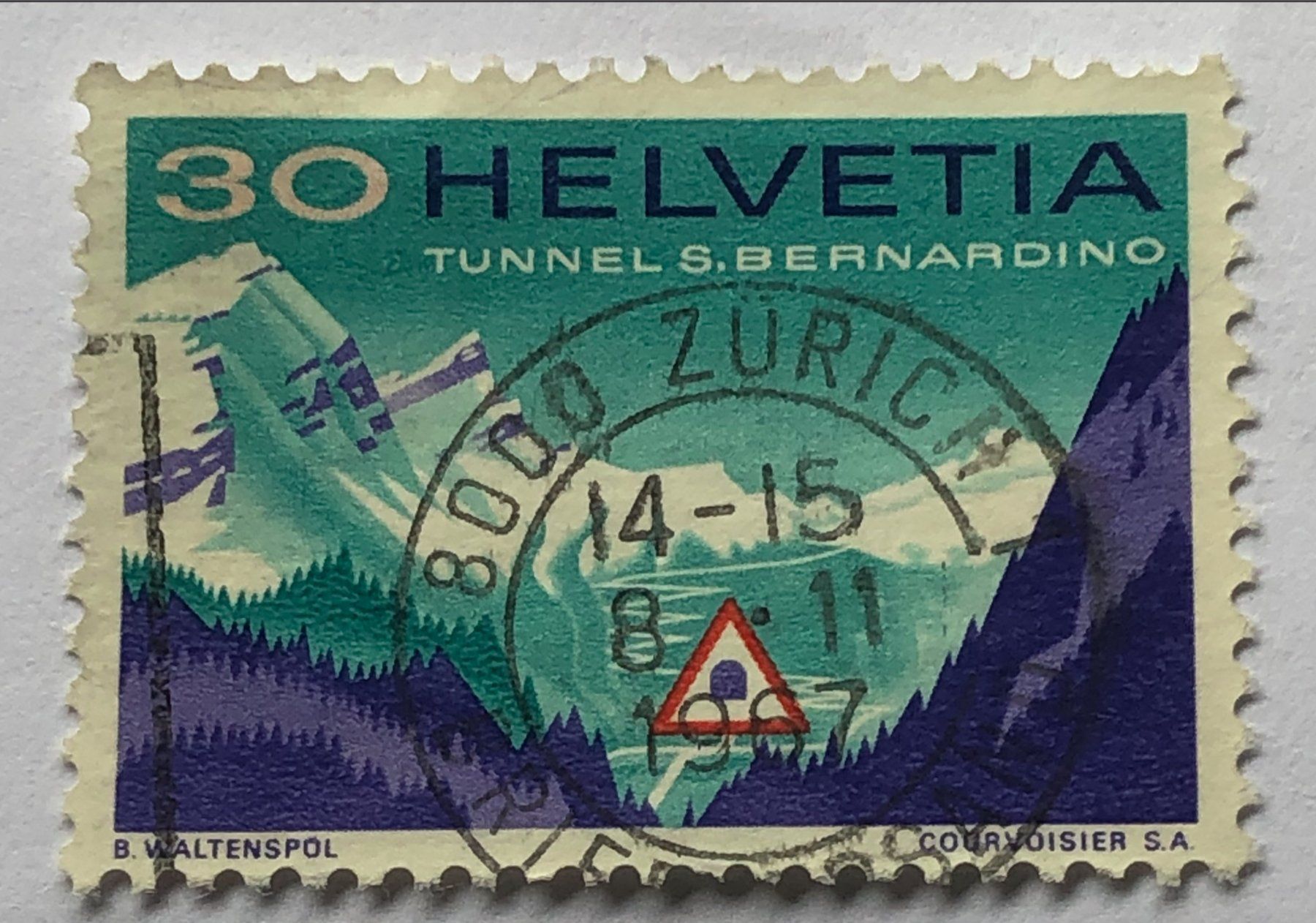 Tutti i francobolli: Nr.451 gestempel Zürich – Usato da Aarau venduto da Billa007
