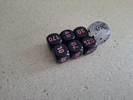 Set of Pokèmon dices - purple