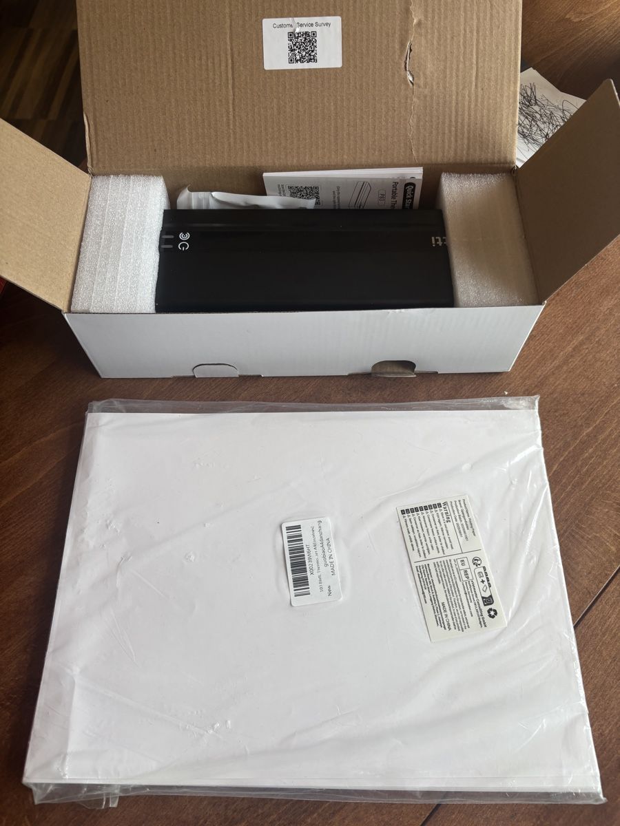 Drucker: Tragbarer Thermodrucker, NEU, mit Papier – Neu (gemäss Beschreibung) aus Hinwil von Anngeblich0815