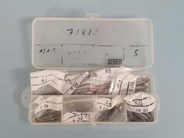 Laufblei, Bleioliven montiert, Sortiment 2-10g, Schnäppchen!