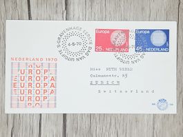 CL14 Enveloppe + Timbre Pays-Bas 1970