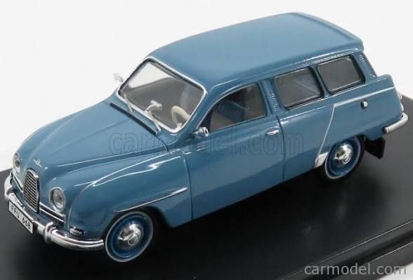 Saab Modellini d'auto: SAAB 95 1961 HELLBLAU 1:43 PREMIUM – Nuovo e nell'imballaggio originale da Suhr venduto da Moebelsiralfred